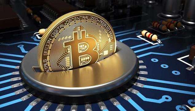A detailed view of a GPU miner in action within a mining farm