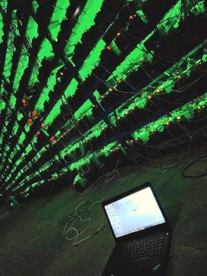 A modern mining farm in Germany