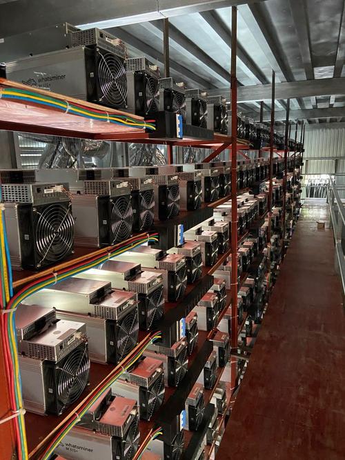 High-performance Ethereum mining rig operating in an advanced hosting facility